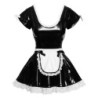 Vestido de servir de charol XL