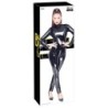 Combinaison en latex noir L