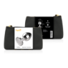 Plug Anale in Metallo Taglia L Cristallo Trasparente 4 X 9Cm