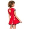 Vestito di vernice rosso XL
