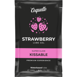 Pocket Lubrificante Beijável Base Água Morango 10 Ml