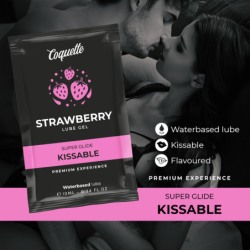 Pocket Gleitmittel Küssbar Wasserbasis Erdbeere 10 ml