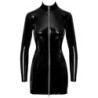 Lackkleid mit RV-Reißverschluss L
