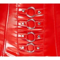 Correas de charol rojo L