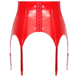 Rode lakleren riemen XL