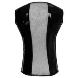 T-shirt en cuir verni H L