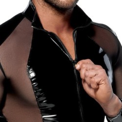 Lackskjorta för män L