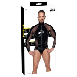 Camisa masculina de verniz L