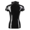 Camicia in lattice con cerniera nera XL