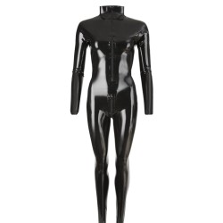 Catsuit in lattice nero M