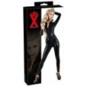 Catsuit in lattice nero M