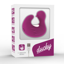 Fingerbøl And Estimulator Genopladelig Silikone Duckymania