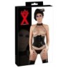 Corsetto in lattice nero XL