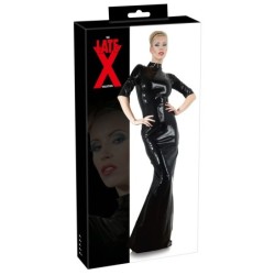 Robe en latex noir L