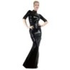 Abito in lattice nero 2XL