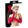 Guantes de látex rojos L