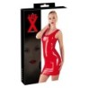 Red Latex Mini Dress XL