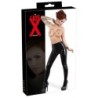 Bas noirs en latex XL