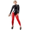 Leggings de làtex vermells M