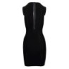 Mini-robe en latex noir 2XL