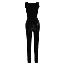 Catsuit in lattice nero XL