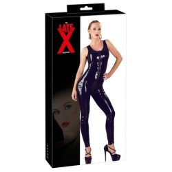 Catsuit in lattice nero XL