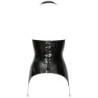 Camisola de látex sem busto com alças 2XL