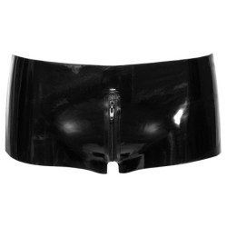 Calças de Látex com Zíper L