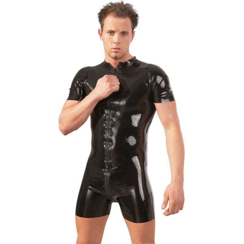 Combinaison courte en latex pour homme S