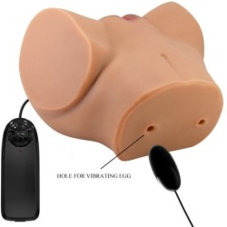 Emīlija Aizmugure Vibrators Ar Maksts Un Anālo Atveri Reālistisks Dabīgs Tālvadības Pults