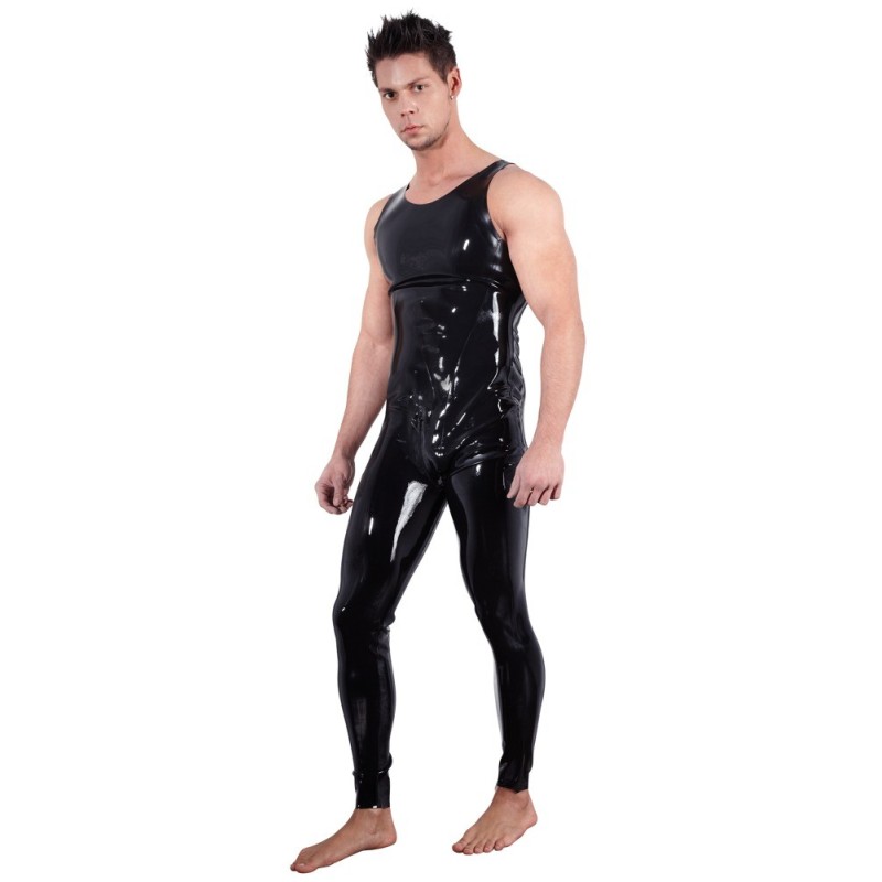 Latex Catsuit til mænd XL