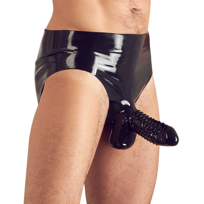 Slip de látex masculino M