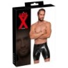 Calças de látex masculinas com zíper L