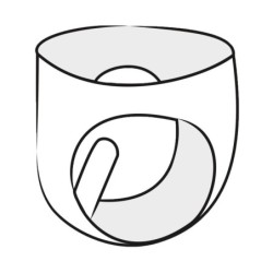 Черен латексов слип M