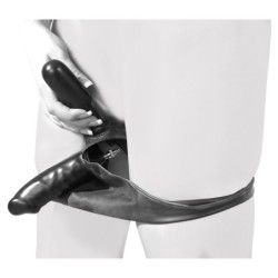 Dildo mit Gleitmittel-Pumpe aus Latex S