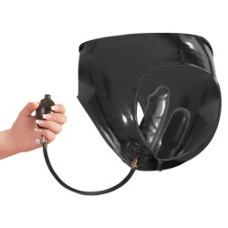 Uppblåsbar dildo i latex Slip L