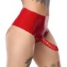 Slip en latex rouge 2XL