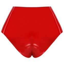Rdeče lateks hlačke 2XL