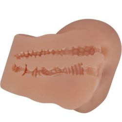 Hailey Bag Vibrator Med Vagina Og Realistisk Mulat Anus Fjernbetjening