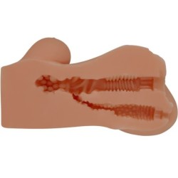 Hannah Masturbator Vagină & Anus Dublu Realist, Culoare Mulate