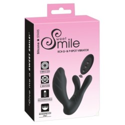 Vibrator til G-punkt og P-punkt Smile RC