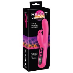 Vibratore Coniglio Tramonto Rosa Displa
