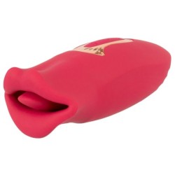 Vibrador para sexo oral com lábios em movimento
