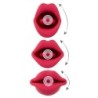 Vibratore per sesso orale con labbra in movimento