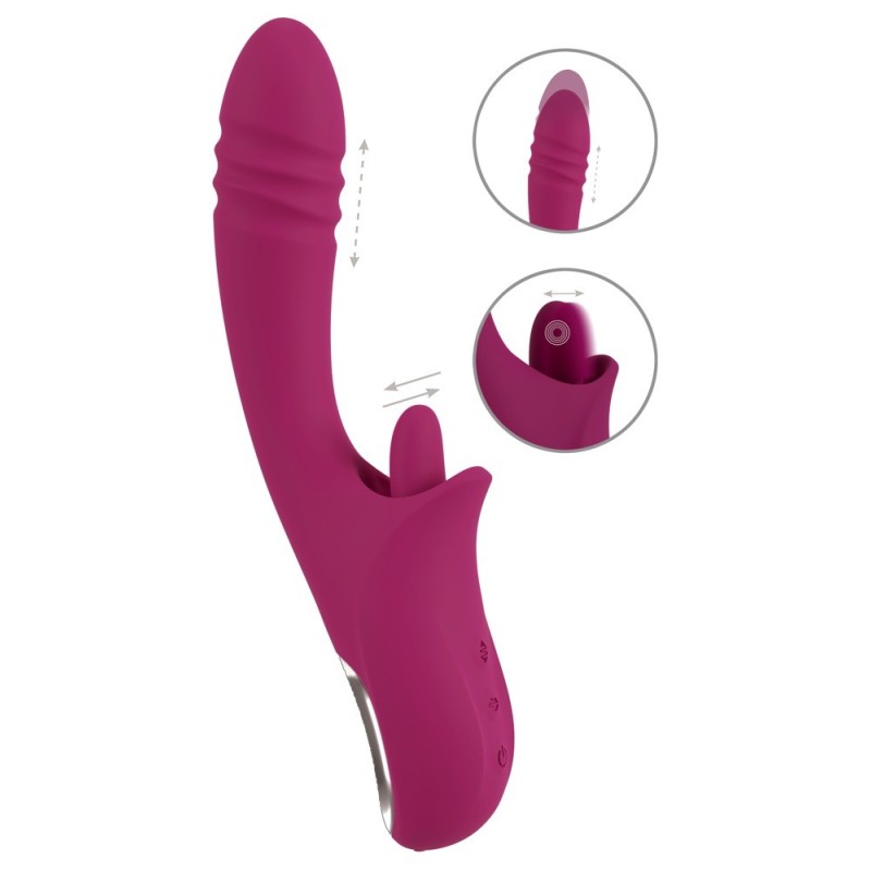 Javida Vibrador de Succión y Empuje