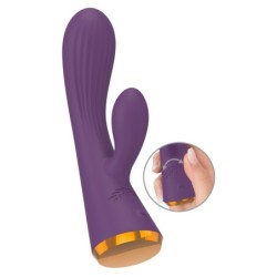Vibrador conejo de doble capa