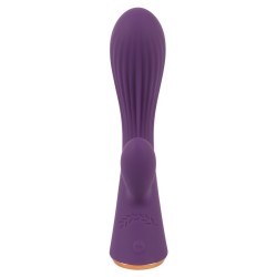 Vibromasseur lapin double couche