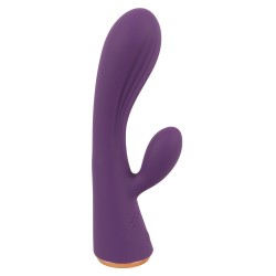 Vibromasseur lapin double couche
