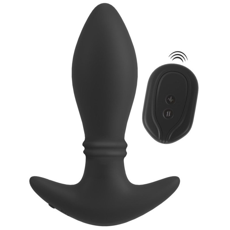 RC Anale Butt Plug med Bevægelige Ringe RC Anale Butt Plug med Bevægelige Ringe