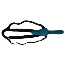 Tu Consolador con Arnés Vibrador RC Azul